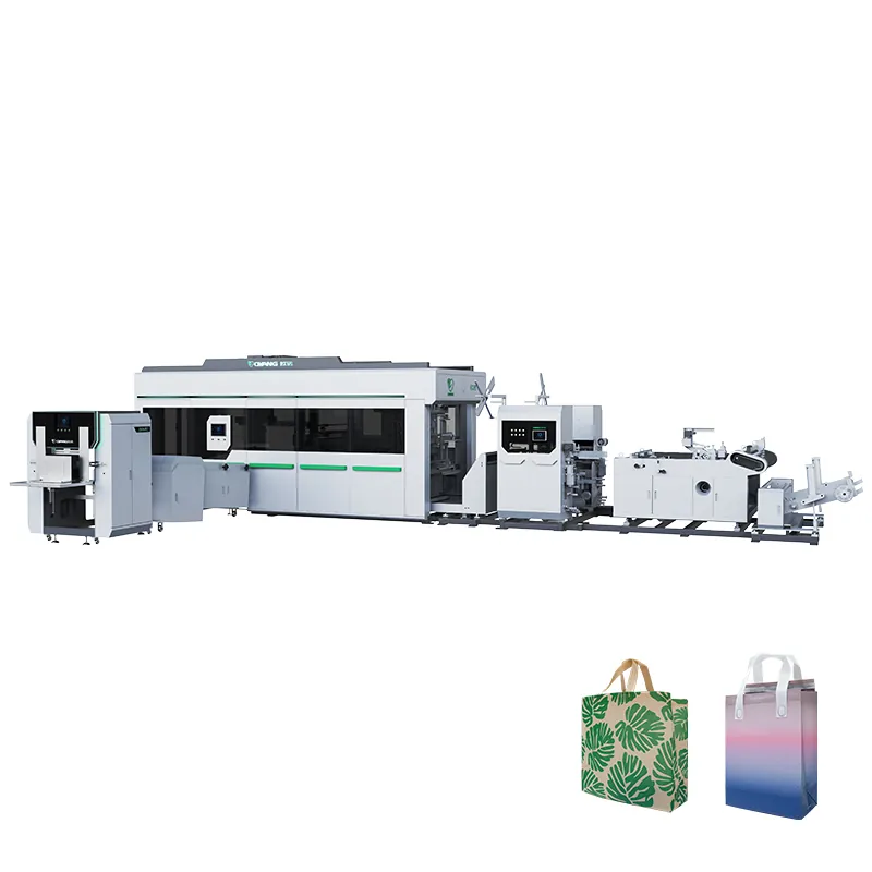 OYANG 17 Leader Automatic Non-Woven Box Bag Making Machine With Handle Online