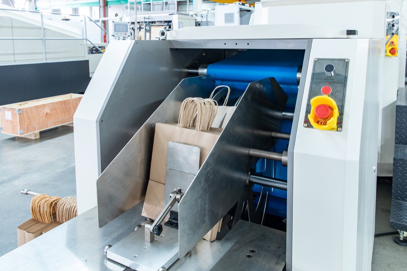 ON-PZLTZD-02 Fully Automatic No-Crease Sheet Feeding Paper Bag Machine